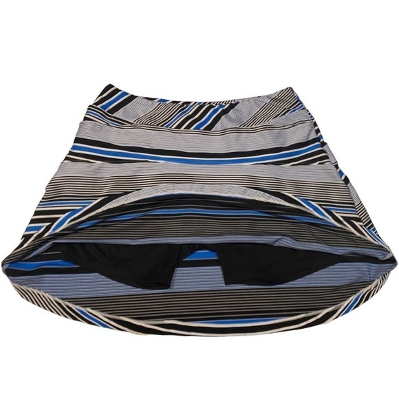 Tail Blue Black Striped Golf Skort Size L - Picture 5 of 6